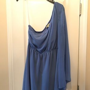 Gianni Bini Periwinkle One Shoulder Dress